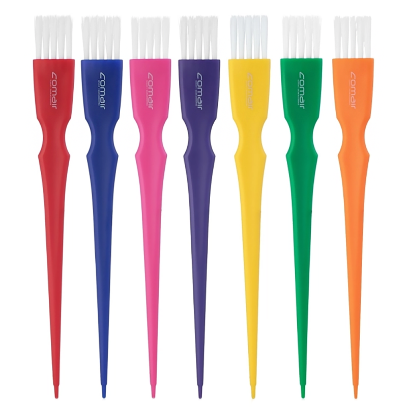 Пензель для фарбування Comair Tinting Brushes Rainbow (вузький, колір в асортименті)