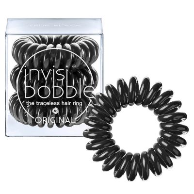 Гумка для волосся Invisibobble Original Hair Ring True Black (чорний) 3 штуки
