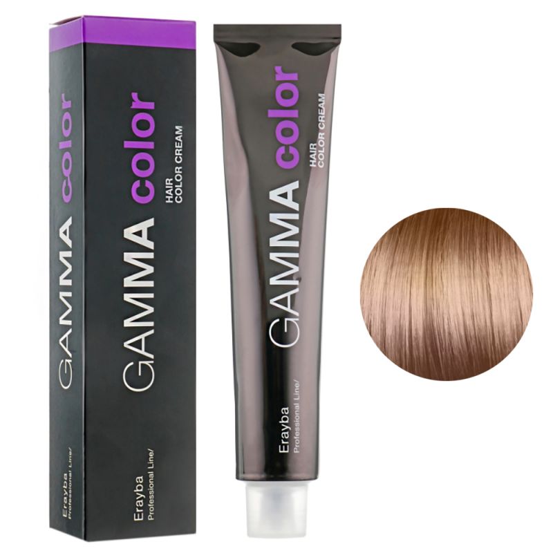 Крем-фарба для волосся Erayba Gamma Hair Color Cream 7/32 (золотисто-бежевий блонд) 100 мл