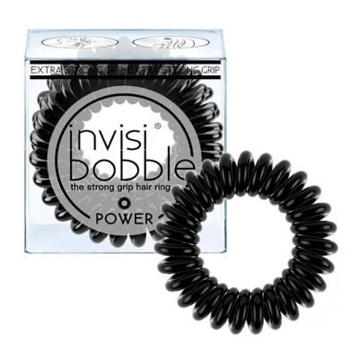 Гумка для волосся Invisibobble Power True Black (чорний) 3 штуки
