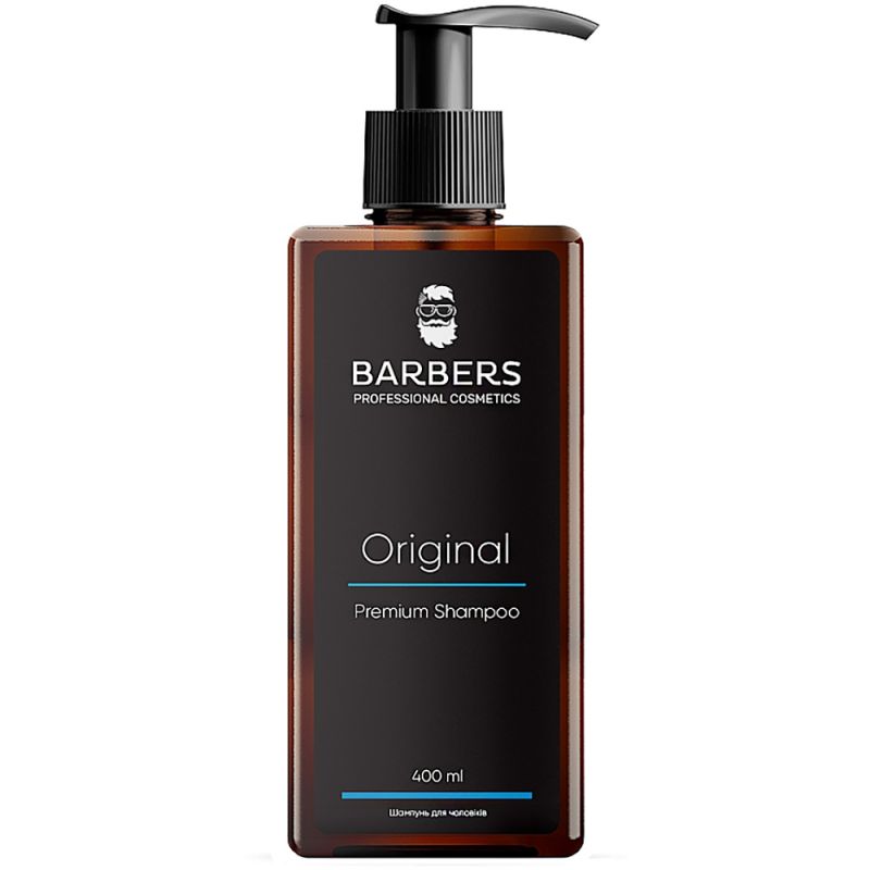 Шампунь мужской для ежедневного применения Barbers Original Premium Shampoo 400 мл