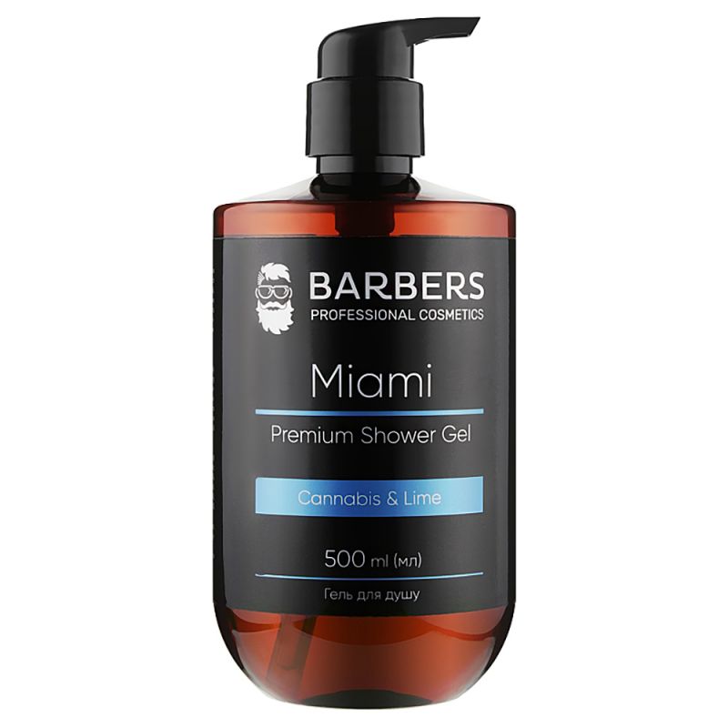 Гель для душу Barbers Miami Premium Shower Gel 500 мл