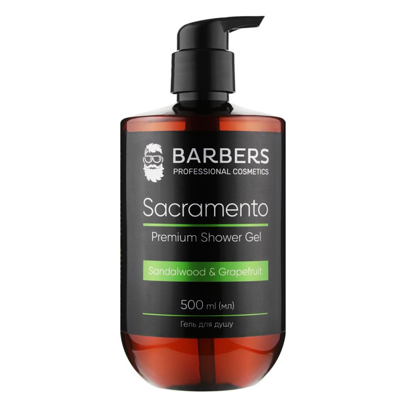 Гель для душа Barbers Sacramento Premium Shower Gel 500 мл