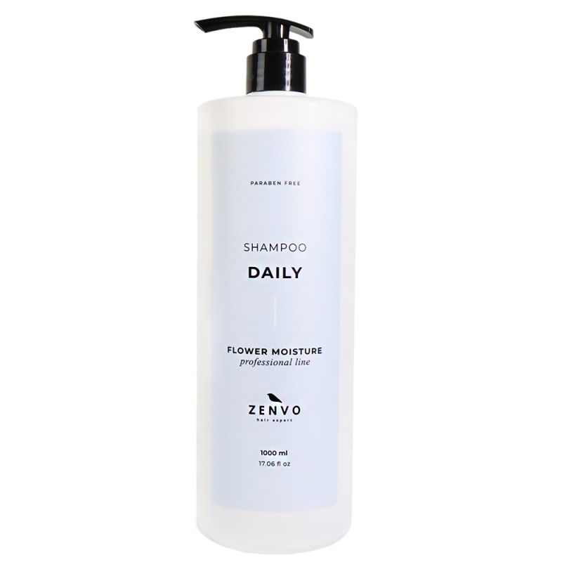 Шампунь для ежедневного использования Zenvo Daily Flower Moisture Shampoo 1000 мл