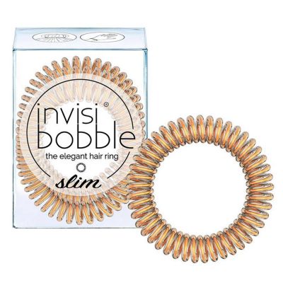 Резинка для волос Invisibobble Slim Hair Ring Bronze Me Pretty (бронзовый) 3 штуки