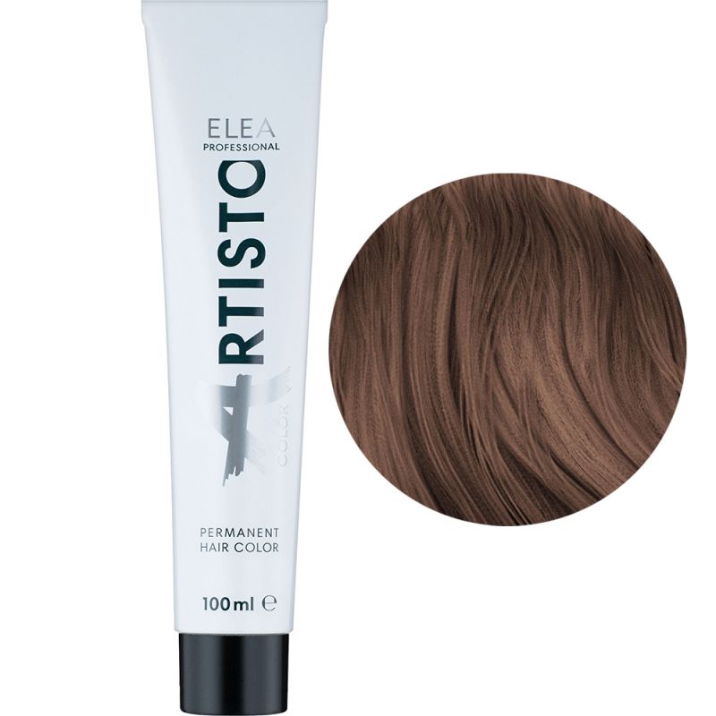 Крем-фарба для волосся Elea Professional Artisto Color 7.75 (коричневий махагоново-русявий) 100 мл