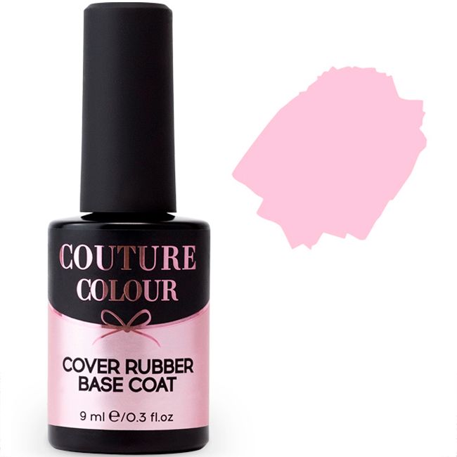 База для гель-лаку камуфлирующая каучукова Couture Colour Cover Rubber Base №03 (рожевий) 9 мл