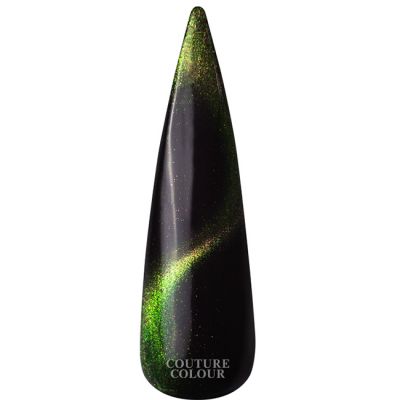 Гель-лак Couture Colour Galaxy Touch №01 (золотисто-зеленый, кошачий глаз) 9 мл