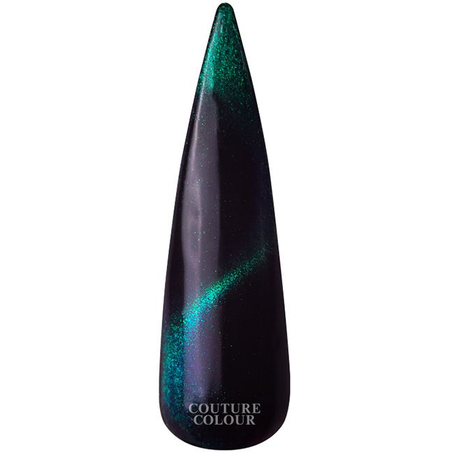 Гель-лак Couture Colour Galaxy Touch №03 (изумрудно-зеленый, кошачий глаз) 9 мл