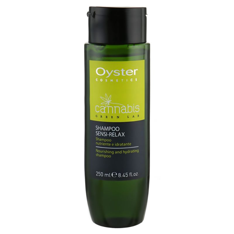 Шампунь для волосся відновлювальний Oyster Cannabis Green Lab Shampoo Sensi-Relax 250 мл