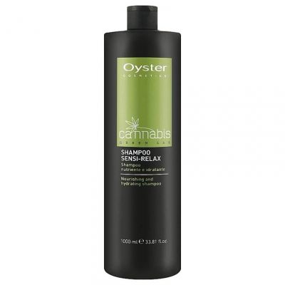Шампунь для волос восстанавливающий Oyster Cannabis Green Lab Shampoo Sensi-Relax 1000 мл