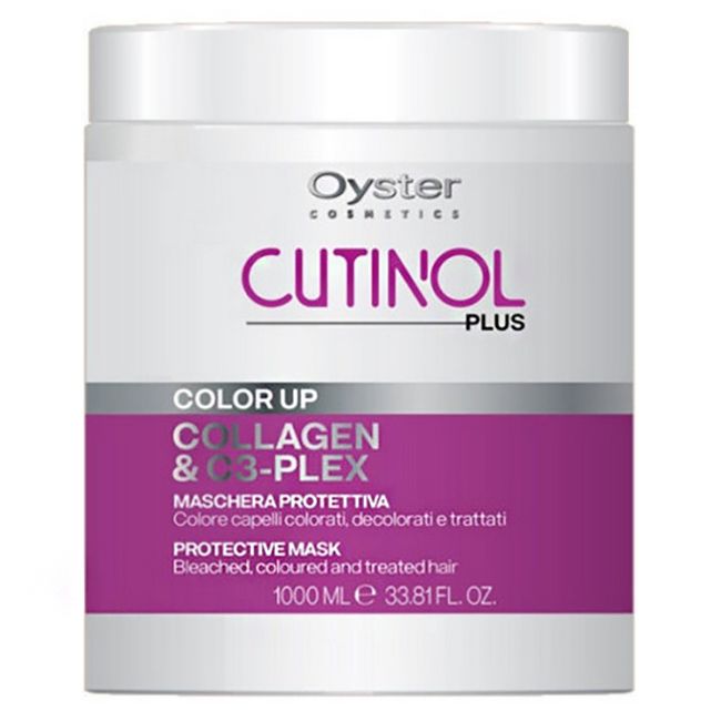 Маска для окрашенных волос Oyster Cutinol Plus Collagen & C3-Plex Mask 1000 мл