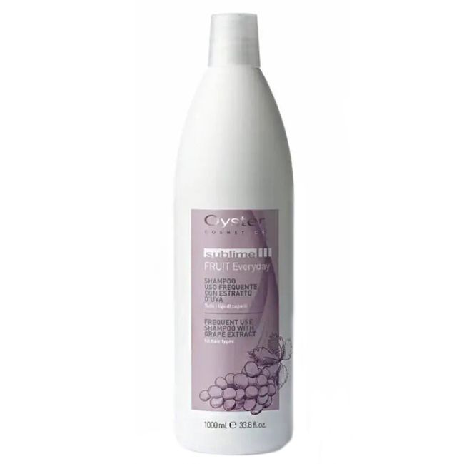 Шампунь для ежедневного использования Oyster Sublime Fruit Grape Shampoo (с экстрактом винограда) 1000 мл