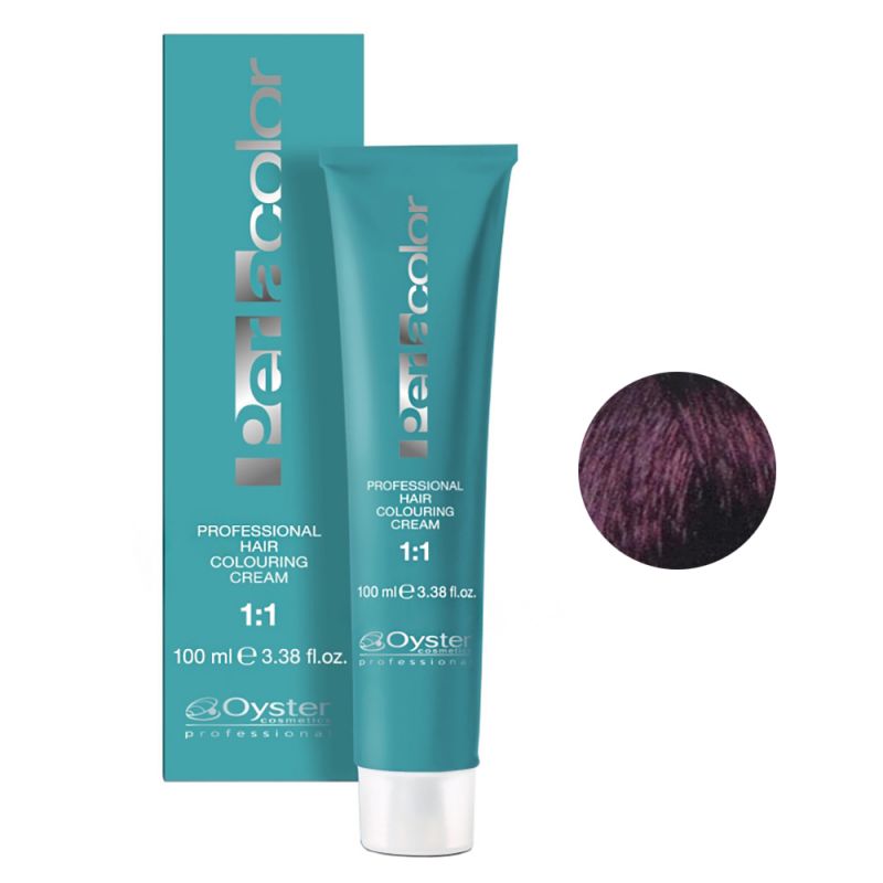 Крем-фарба для волосся Oyster Perlacolor 5/2 (перламутровий світло-каштановий) 100 мл