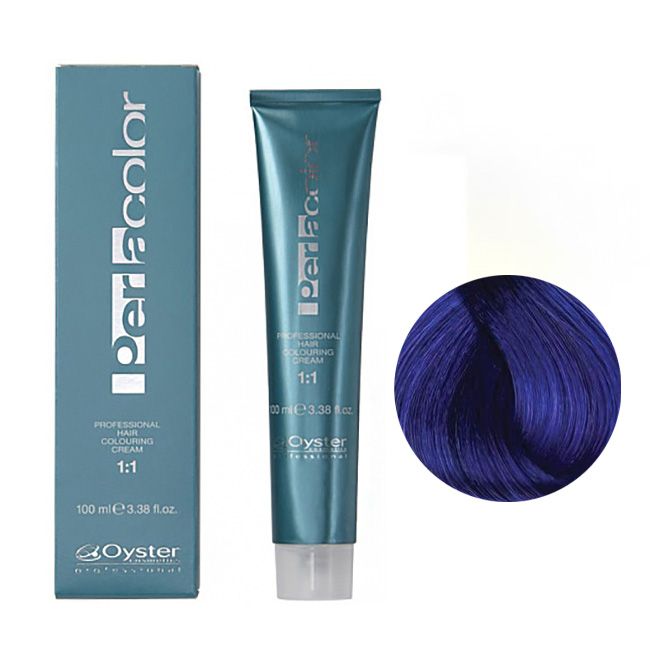 Крем-фарба для волосся Oyster Perlacolor Mixtone Blue (синій мікстон) 100 мл