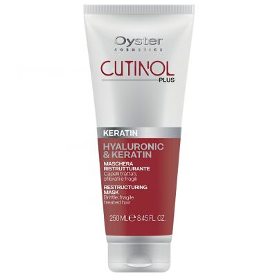 Маска для пошкодженого волосся Oyster Cutinol Plus Hyaluronic & Keratin Restructuring Mask 250 мл