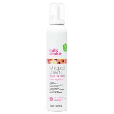 Крем-пенка для увлажнения волос Milk Shake Whipped Cream Leave-In Foam Flower Fragrance 200 мл