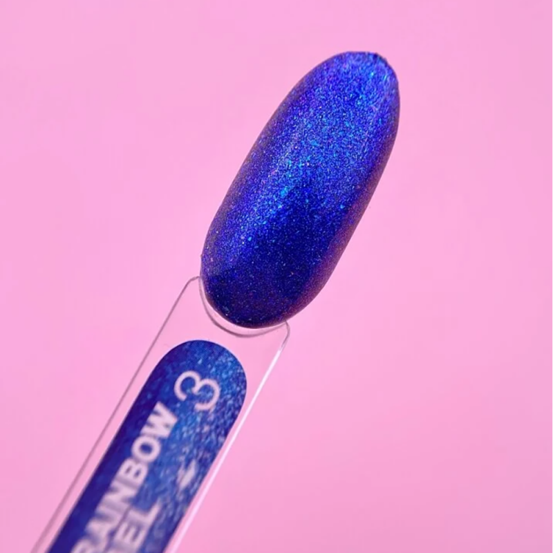 Блестки для ногтей Luna Rainbow Gel №03 (синий) 5 мл