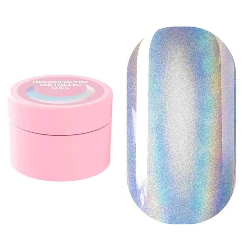 Гель-краска Luna Holographic Metallic Gel (голографический металлик) 5 мл