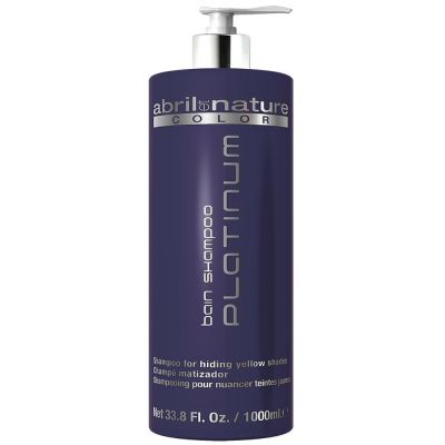 Шампунь для седых и обесцвеченных волос Abril et Nature Color Bain Shampoo Platinum 1000 мл