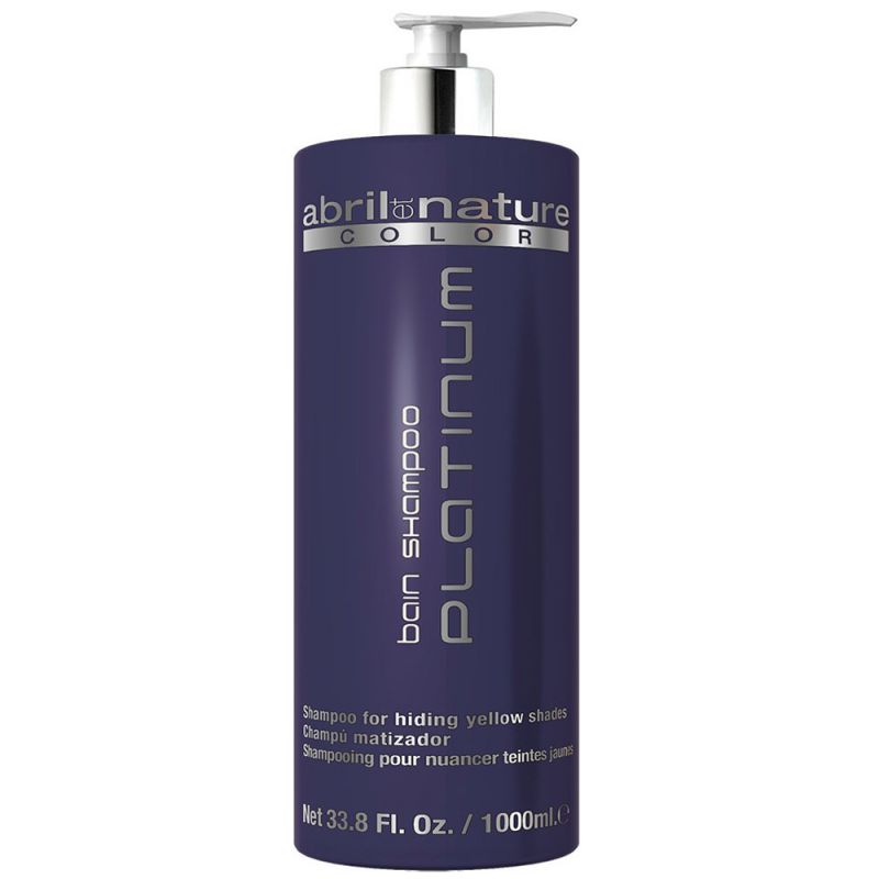 Шампунь для сивих і знебарвлених волосся Abril et Nature Color Bain Shampoo Platinum 1000 мол