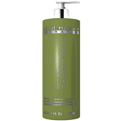Шампунь з ментолом для чутливих волосся Abril et Nature Bain Shampoo Oxygen Cool 1000 мол