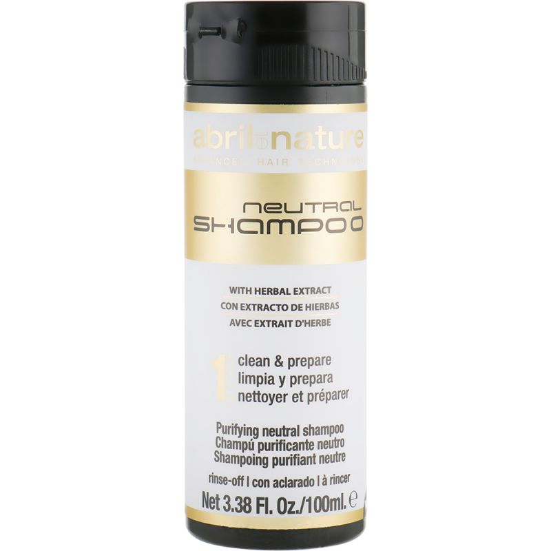 Восстанавливающий шампунь для волос Abril et Nature Neutral Shampoo Step №1 100 мл