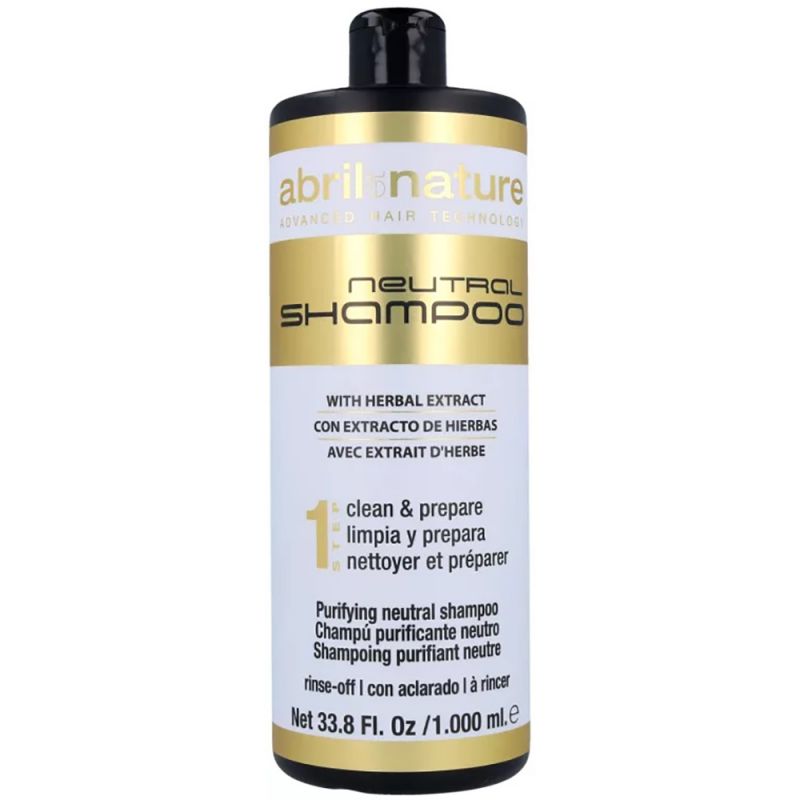 Шампунь для волос восстанавливающий Abril et Nature Neutral Shampoo №1 1000 мл