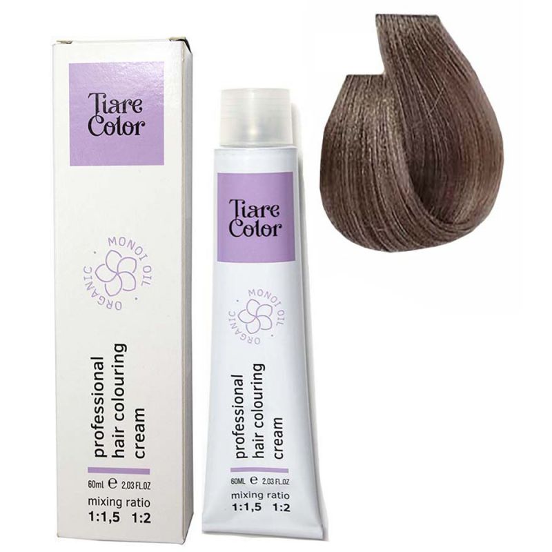 Крем-краска для волос Tiare Color 9.72 (экстра блондин коричнево-фиолетовый) 60 мл