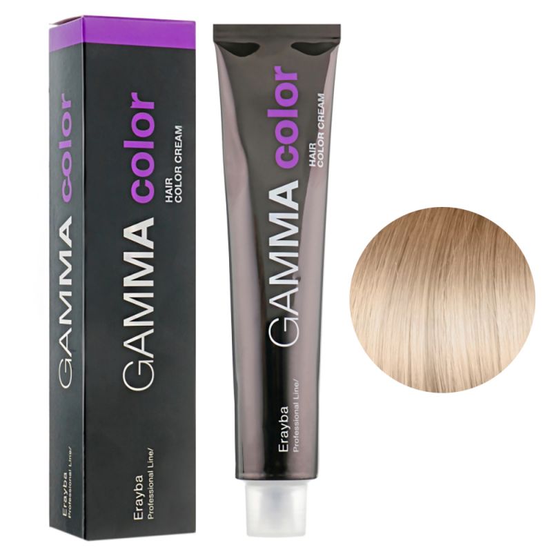 Крем-фарба для волосся Erayba Gamma Hair Color Cream 9/03 (натуральний дуже світлий золотистий блонд) 100 мл