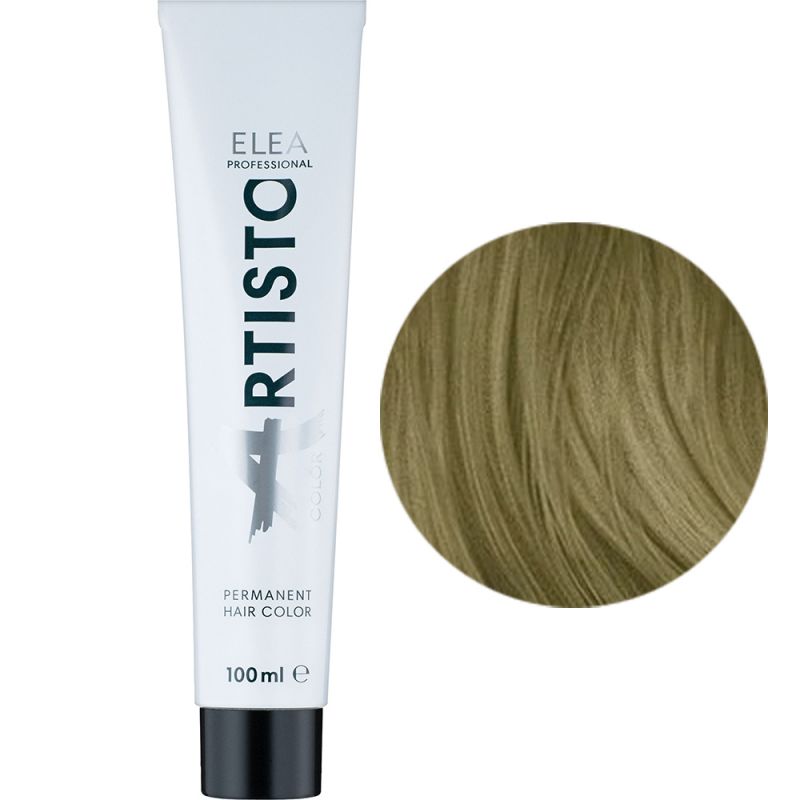 Крем-фарба для волосся Elea Professional Artisto Color 9.1 (блондин попелястий) 100 мл