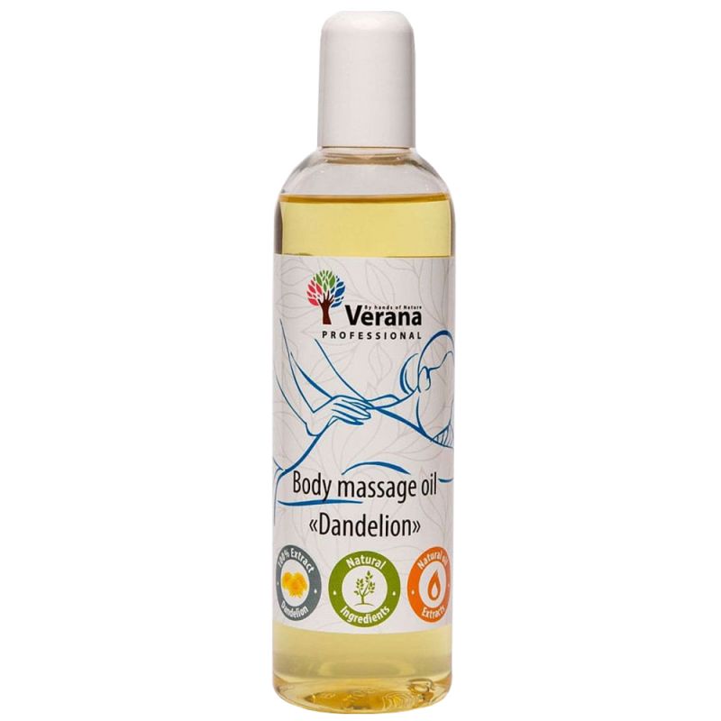 Массажное масло Verana Professional Body Massage Oil (одуванчик) 100 мл