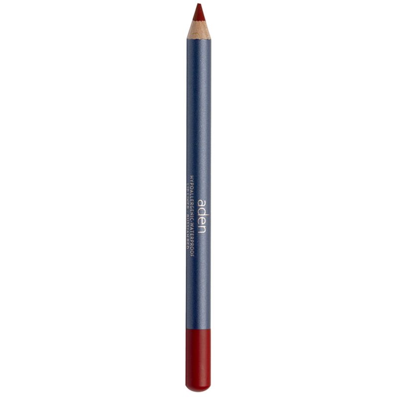 Карандаш для губ матовый Aden Lip Liner Pencil Russian Red №34 (приглушенный красный)