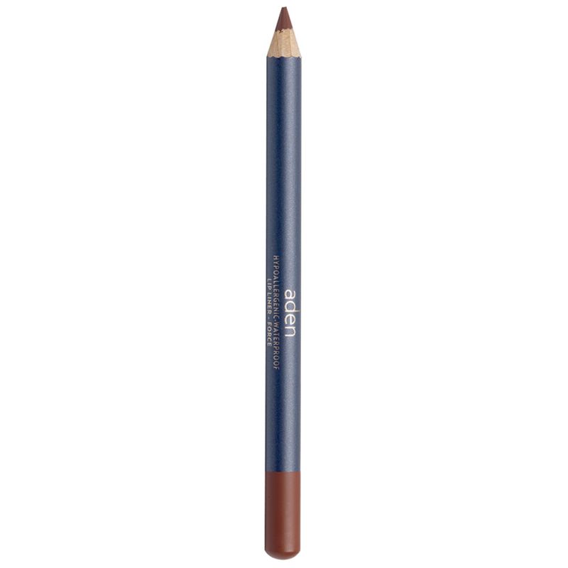 Олівець для губ матовий водостійкий Aden Lip Liner Pencil Force №38 (коричнево-бежевий)