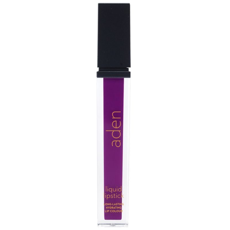 Рідка матова помада Aden Liquid Lipstick Purple №26 (пурпурний) 7 мл