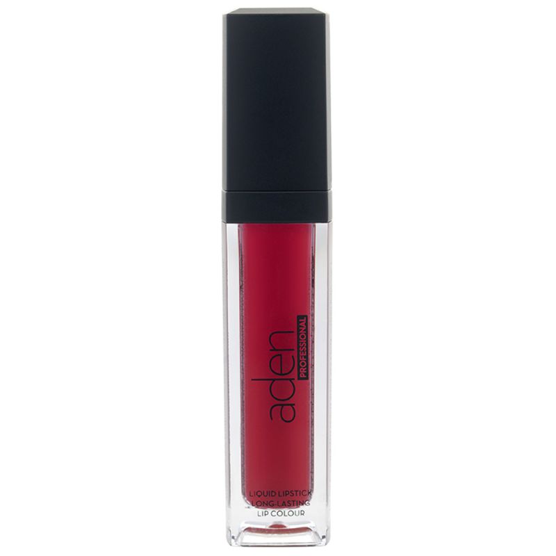Рідка матова помада Aden Liquid Lipstick Pro Raspberry №19 (стигла малина) 6 мл