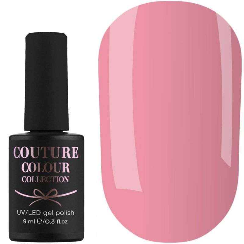 Гель-лак Couture Colour №001 (яскраво-рожевий, емаль) 9 мл