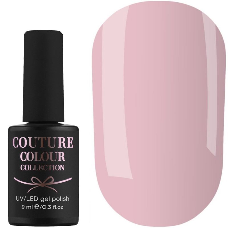 Гель-лак Couture Colour №021 (світло-рожевий, емаль) 9 мл