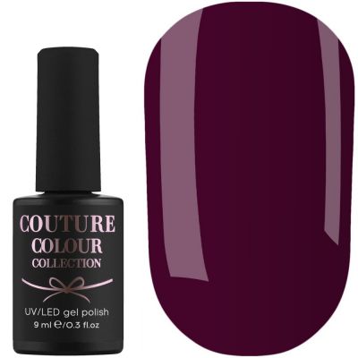 Гель-лак Couture Colour №035 (коричнево-бордовый, эмаль) 9 мл