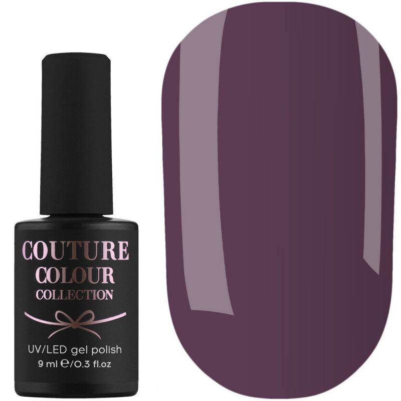Гель-лак Couture Colour №038 (дымчатый розово-фиолетовый, эмаль) 9 мл