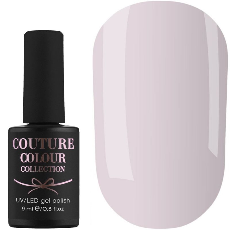 Гель-лак Couture Colour №041 (білий з рожево-фіолетовим відливом, емаль) 9 мл