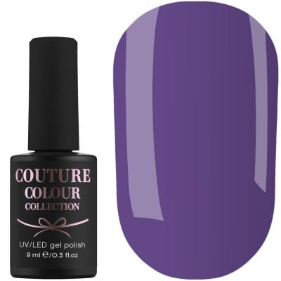 Гель-лак Couture Colour №047 (насыщенный темно-сиреневый, эмаль) 9 мл