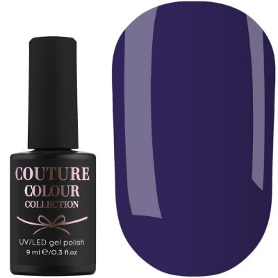 Гель-лак Couture Colour №050 (темно-фиолетовый, эмаль) 9 мл