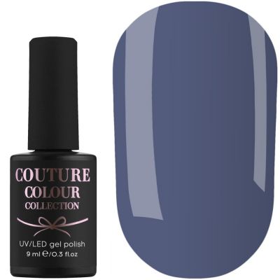 Гель-лак Couture Colour №052 (дымчатый синий, эмаль) 9 мл