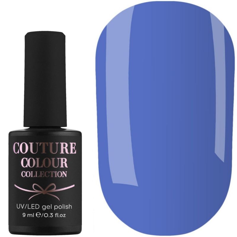 Гель-лак Couture Colour №058 (темно-голубой, эмаль) 9 мл