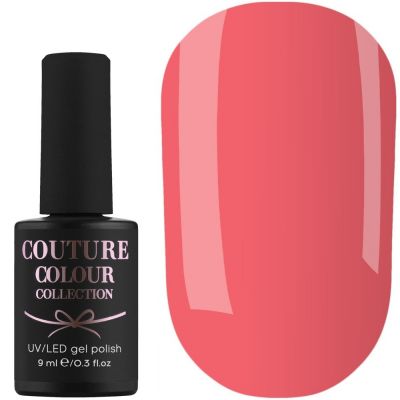 Гель-лак Couture Colour №064 (приглушенный коралловый, неоновый) 9 мл