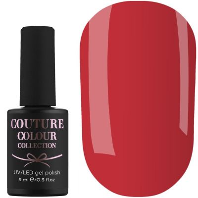 Гель-лак Couture Colour №065 (розово-красный, эмаль) 9 мл