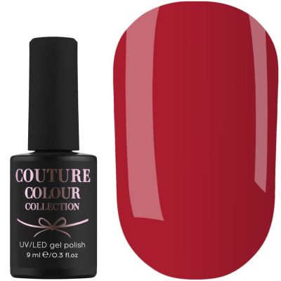 Гель-лак Couture Colour №067 (темно-красный, эмаль) 9 мл