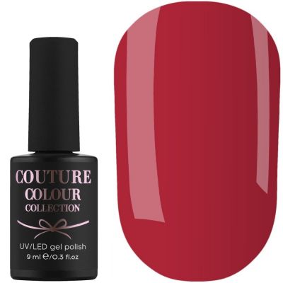 Гель-лак Couture Colour №068 (насыщенный красный, неоновый) 9 мл