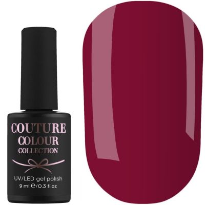 Гель-лак Couture Colour №070 (бордовый, эмаль) 9 мл